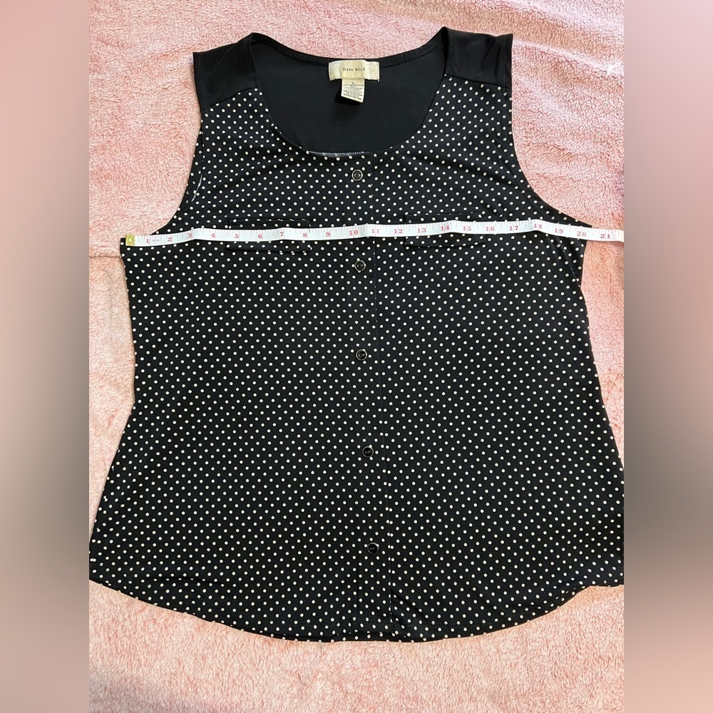 #183 Diana Belle polka dot blouse - Picture 5 of 7